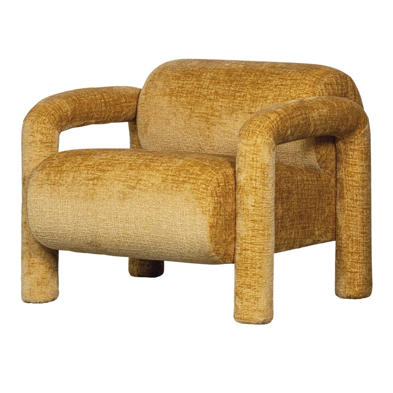 ARMCHAIR ROBUST MATT VELVET SAND